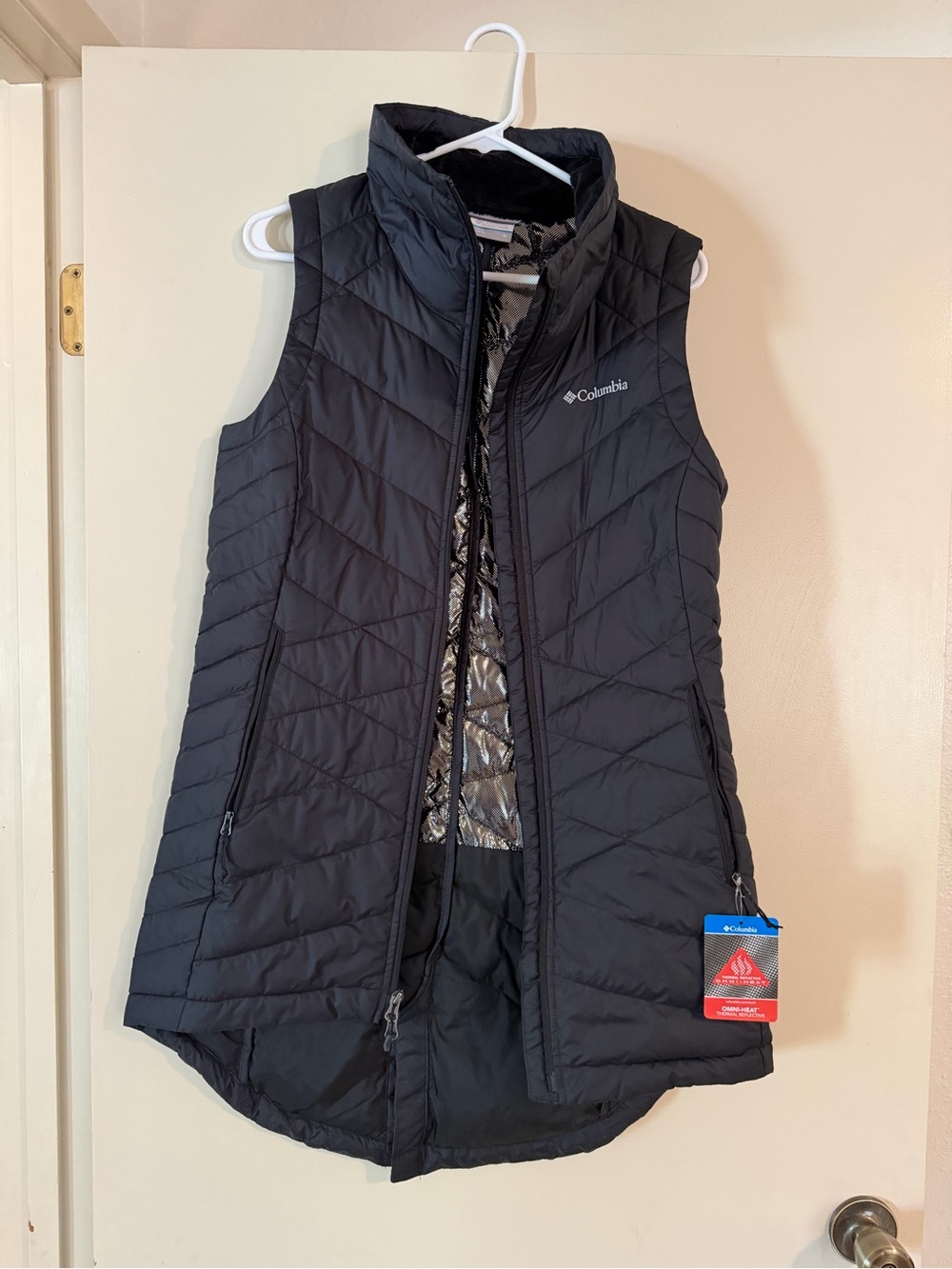 Columbia Black Quilted Women's Insulated Vest